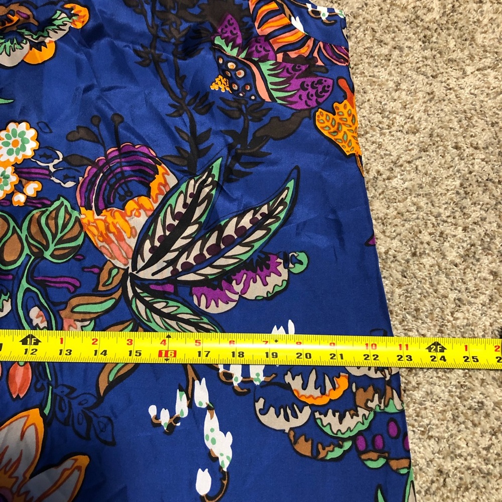J. Crew Silk Tropical Ruffle Dress - 14 - Picture 5 of 8